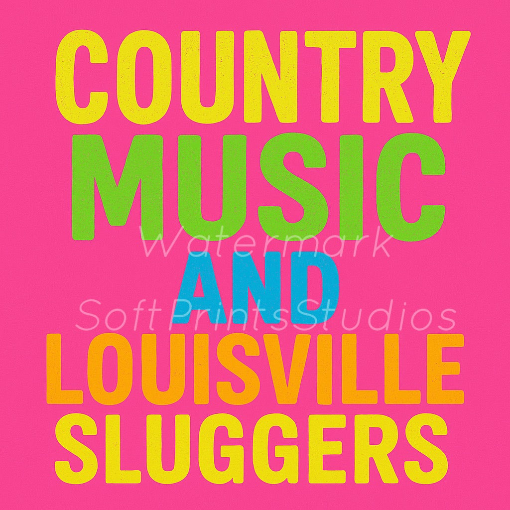 country inspired colorful Wall art