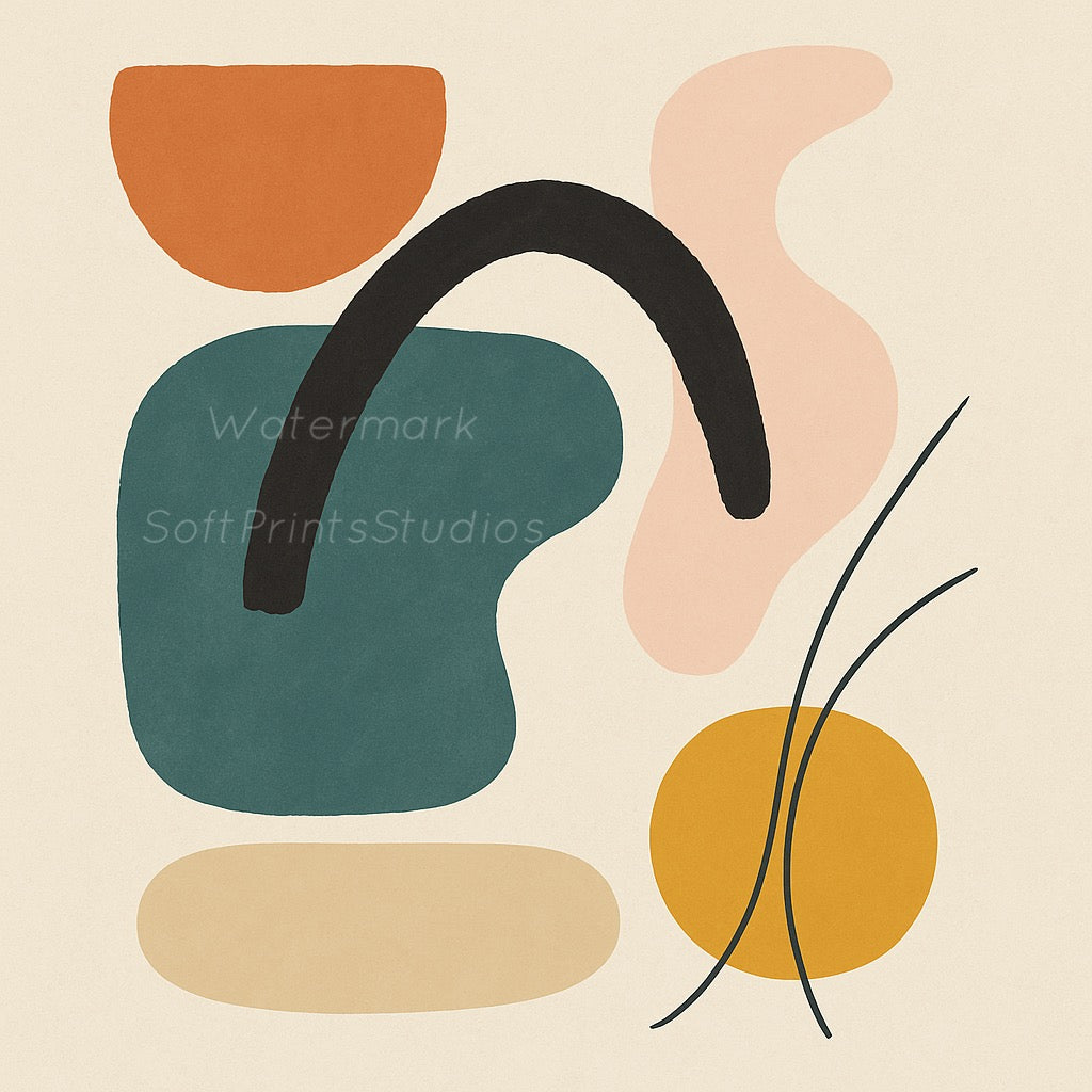 Modern abstract wall art