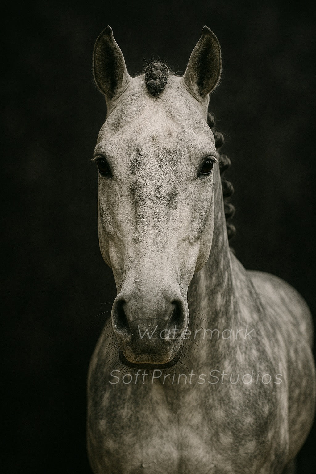 Gray Horse portrait