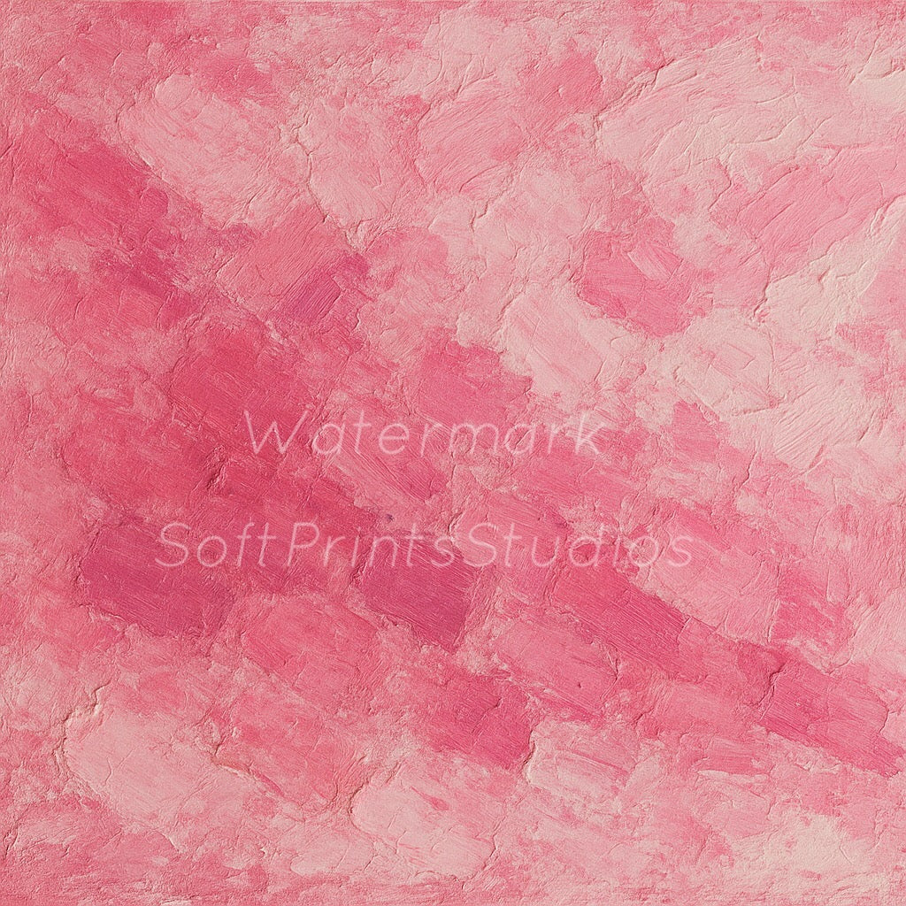 Textured pink abstract wall art