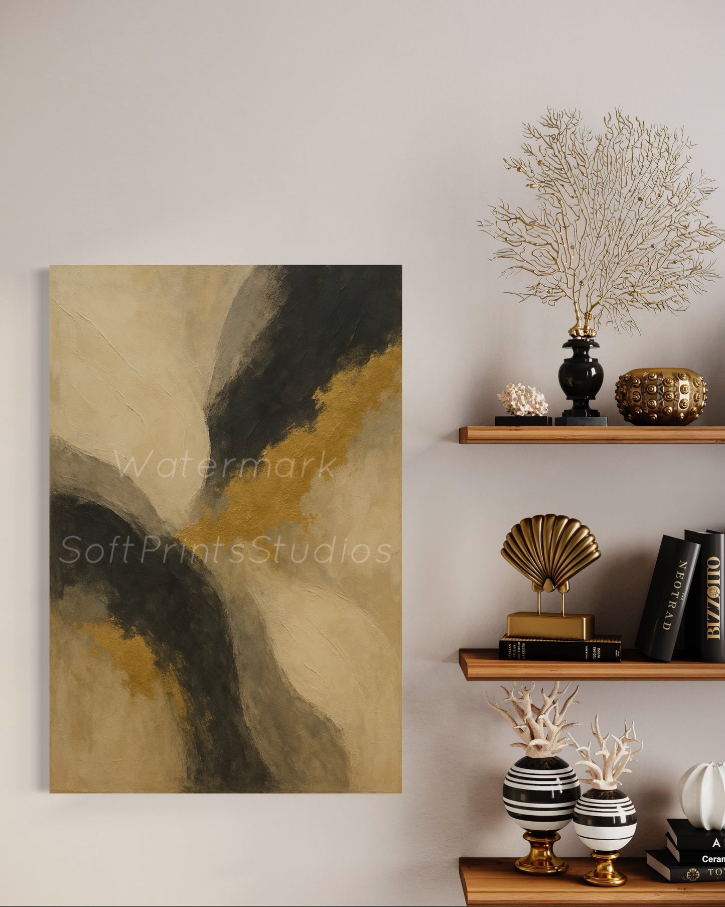 Minimalist contemporary wall art design