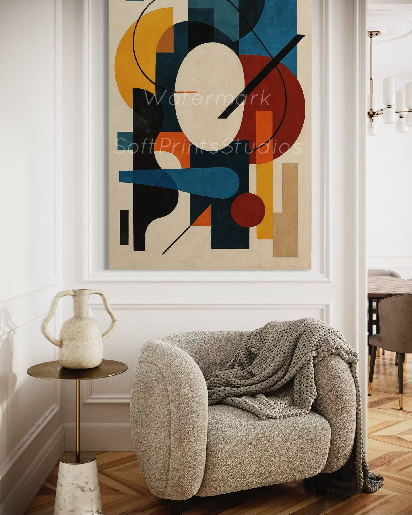 Bold Modern abstract painting