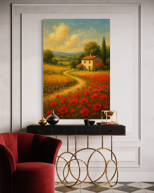 Italian rustic farmhouse painting