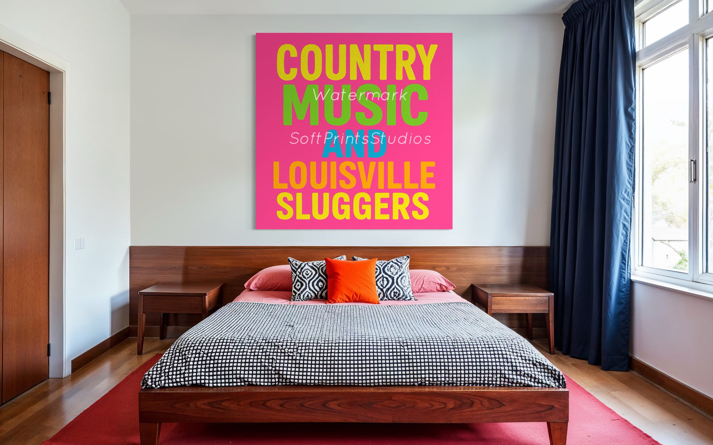 country inspired colorful  Wall art