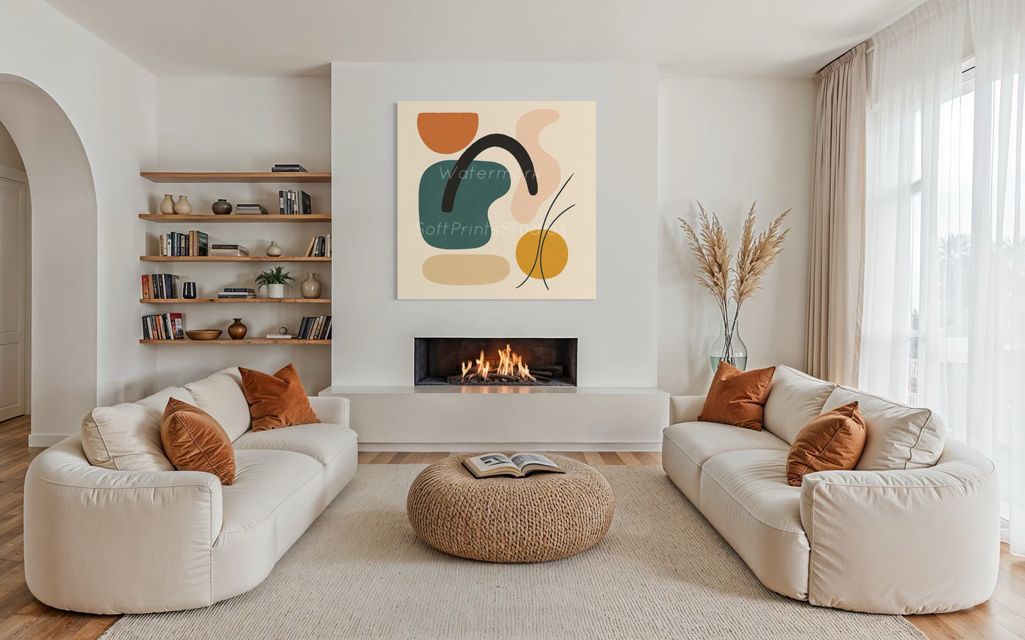 Modern abstract wall art