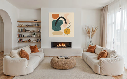 Modern abstract wall art