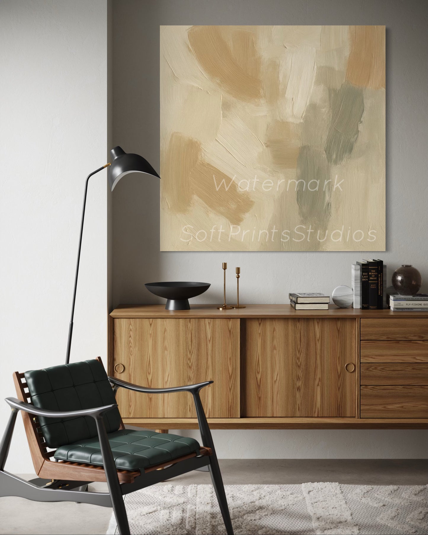 Neutral abstract Wall art