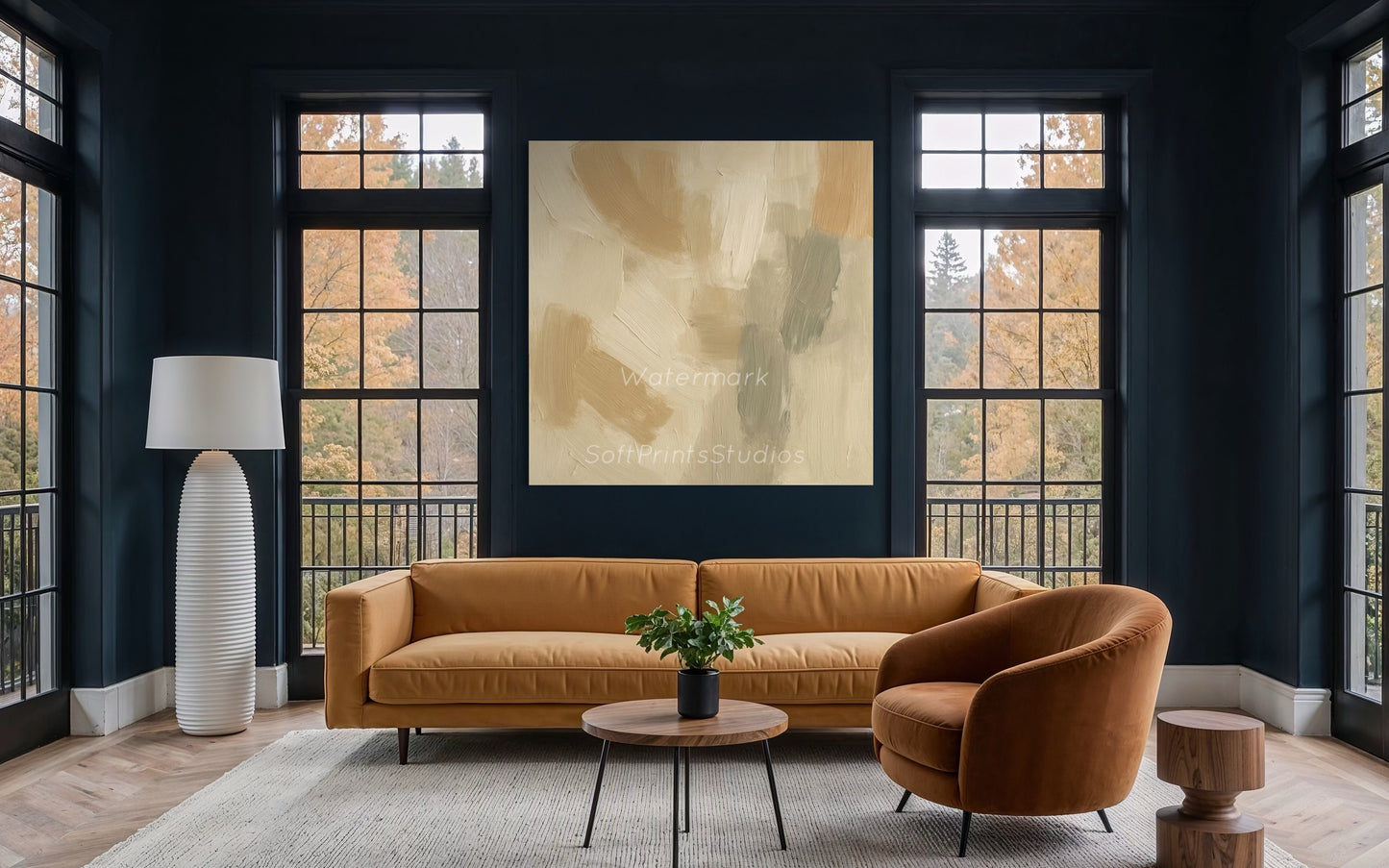 Neutral abstract Wall art