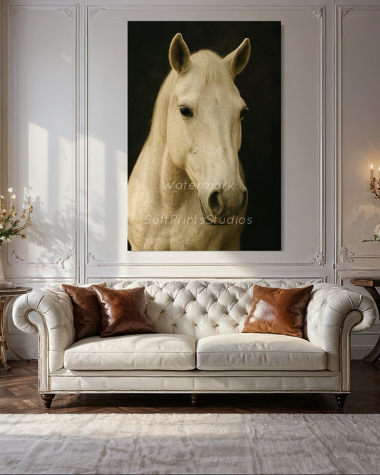 White Horse Portrait