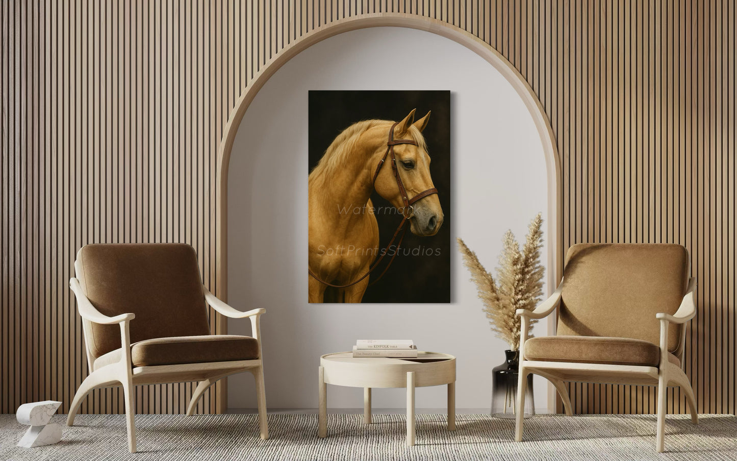 Palomino Horse Portrait