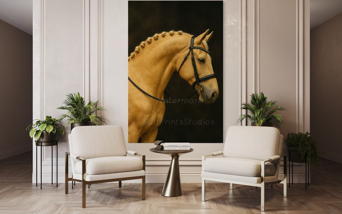 Dressage Horse portrait