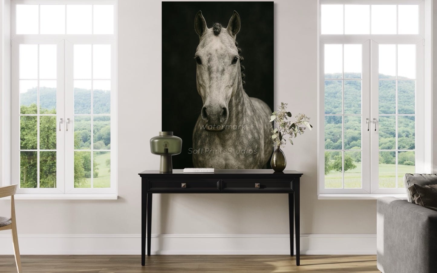 Gray Horse portrait
