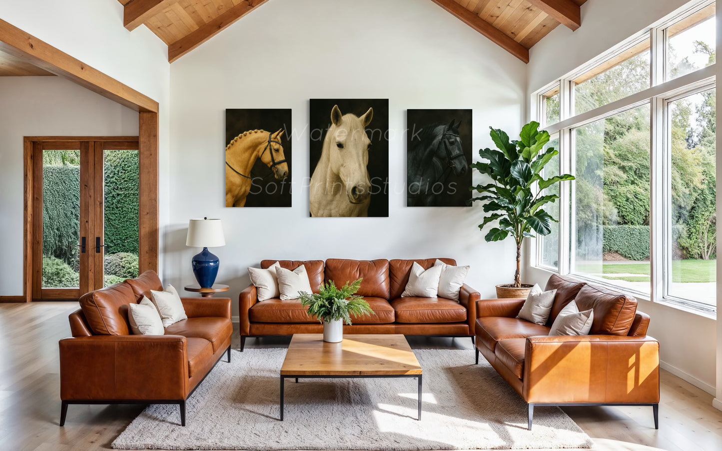 Dressage Horse portrait