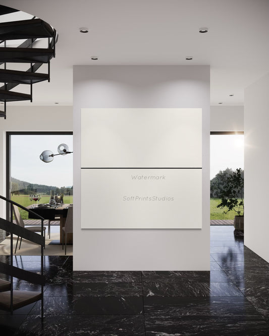 Modern black line art